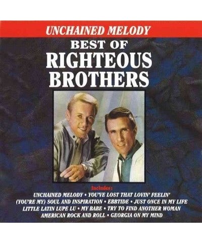 The Righteous Brothers Best of Righteous Brothers CD $4.25 CD