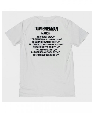 Tom Grennan TOUR WHITE T-SHIRT $8.54 Shirts