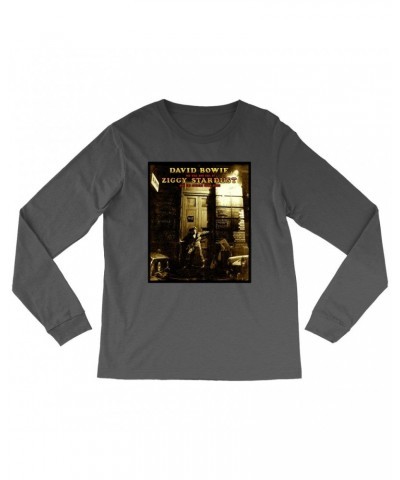 David Bowie Long Sleeve Shirt | The Rise And Fall Of Ziggy Stardust And The Spiders From Mars Alternate Album Cover Shirt $11...