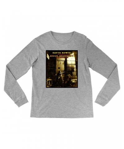 David Bowie Long Sleeve Shirt | The Rise And Fall Of Ziggy Stardust And The Spiders From Mars Alternate Album Cover Shirt $11...