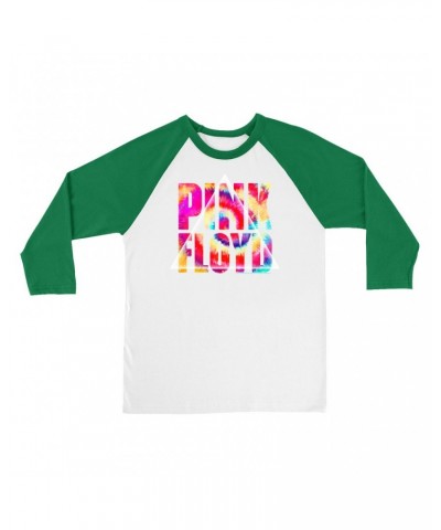 Pink Floyd 3/4 Sleeve Baseball Tee | Tie Dye Prism Logo Shirt $10.48 Shirts