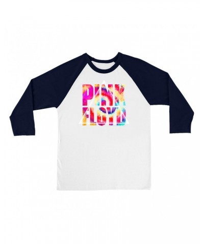 Pink Floyd 3/4 Sleeve Baseball Tee | Tie Dye Prism Logo Shirt $10.48 Shirts