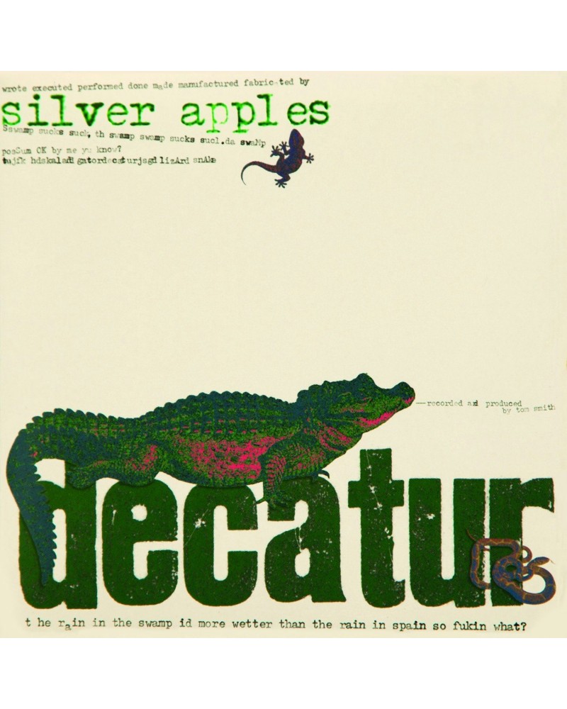 Silver Apples Decatur' Vinyl Record $4.87 Vinyl