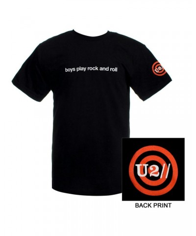 U2 om Black Vertigo Boys Play Rock and Roll T-shirt $6.00 Shirts