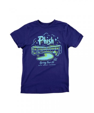 Phish Youth Roadside Motel Spring Tee - Grape Purple $12.00 Shirts