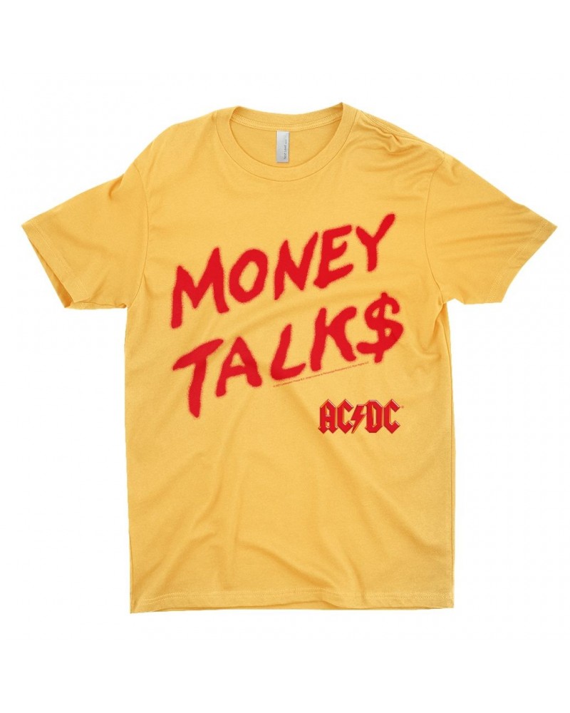 AC/DC T-Shirt | Money Talks Spray Paint Image Shirt $8.73 Shirts