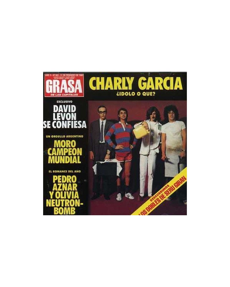 Serú Girán GRASA DE LAS CAPITALES (ARG) Vinyl Record $24.42 Vinyl