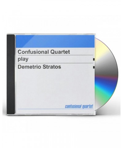 Confusional Quartet PLAY DEMETRIO STRATOS CD $12.18 CD