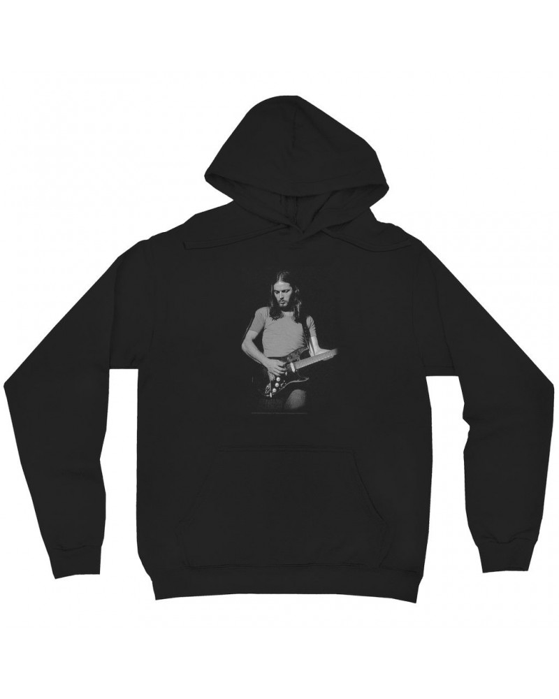 David Gilmour Hoodie | The Early Years Playing Guitar Hoodie $15.18 Sweatshirts