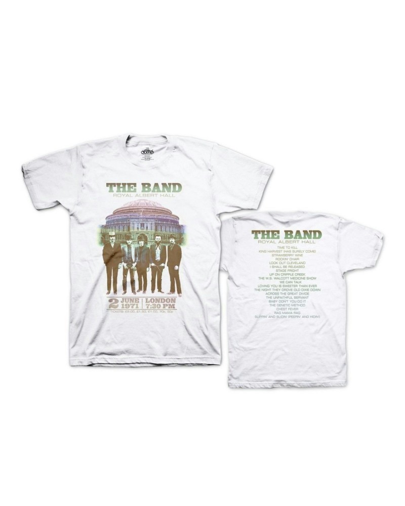 The Band Live at Royal Albert Hall 1971 White T-Shirt $14.10 Shirts