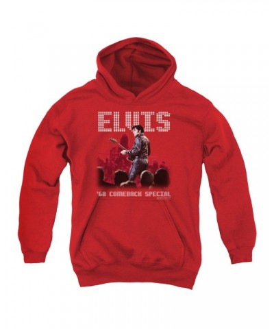 Elvis Presley Youth Hoodie | RETURN OF THE KING Pull-Over Sweatshirt $12.18 Sweatshirts