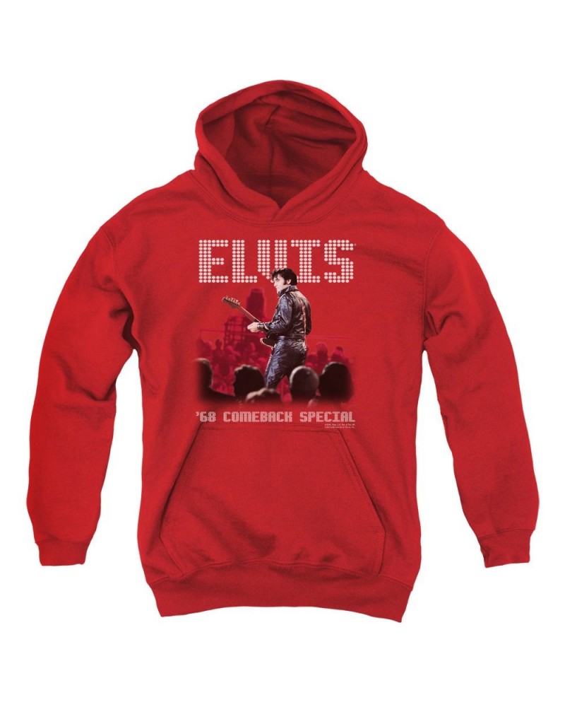 Elvis Presley Youth Hoodie | RETURN OF THE KING Pull-Over Sweatshirt $12.18 Sweatshirts