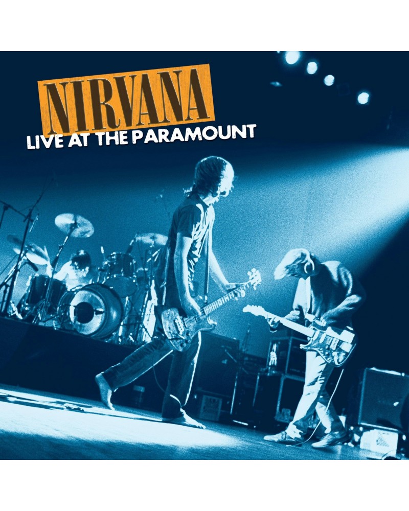 Nirvana Live At The Paramount (Transparent Orange 2 LP) Vinyl Record $21.15 Vinyl