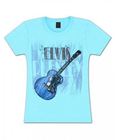 Elvis Presley Rhinestone Sketch Juniors T-shirt $4.09 Shirts