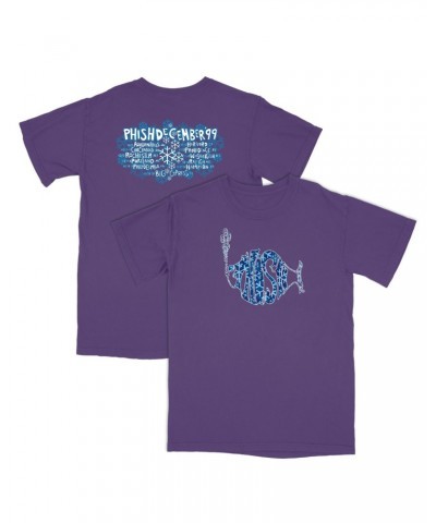 Phish Snowflakes 1999 Tour Tee on Purple $8.75 Shirts