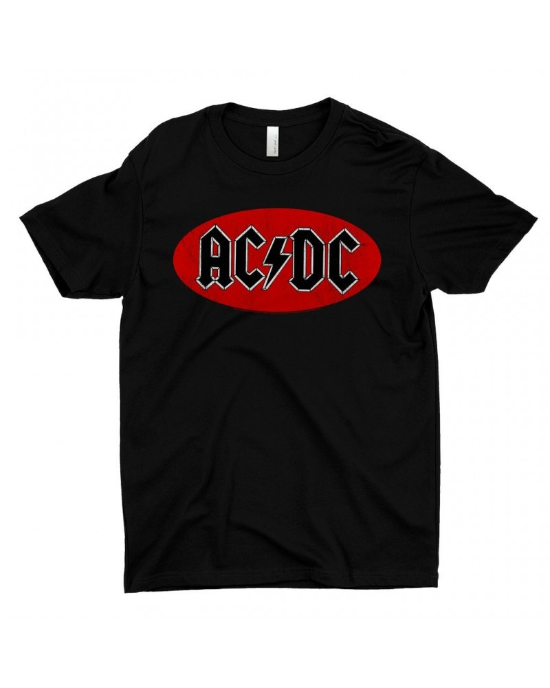 AC/DC T-Shirt | Bumper Sticker Logo Distressed Shirt $9.98 Shirts