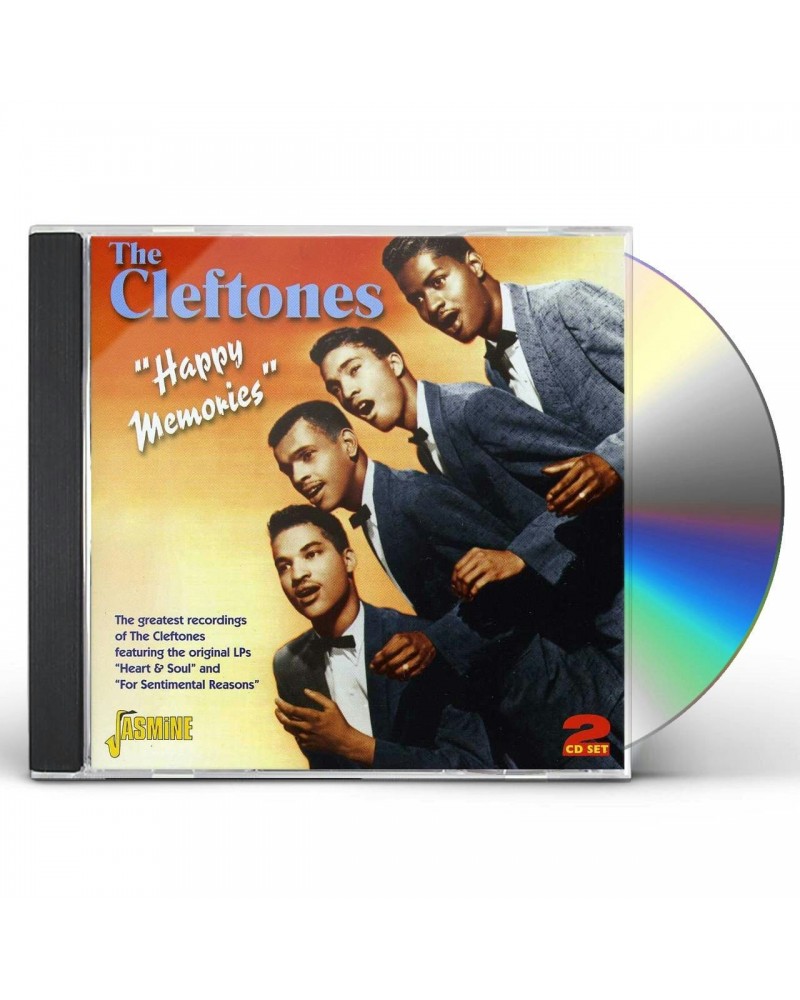 The Cleftones HAPPY MEMORIES: GREATEST RECORDINGS CD $4.42 CD