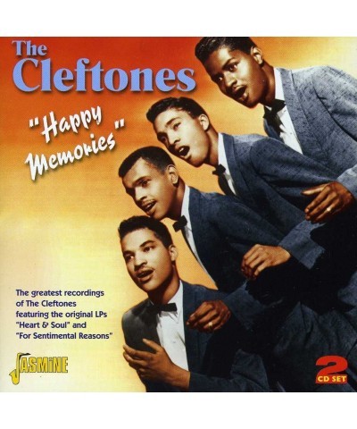 The Cleftones HAPPY MEMORIES: GREATEST RECORDINGS CD $4.42 CD