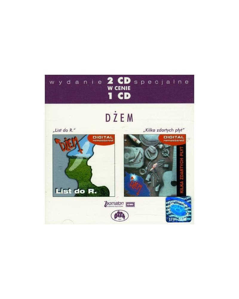 Dzem LIST DO R./KILKA ZDARTYCH PLYT CD $6.60 CD